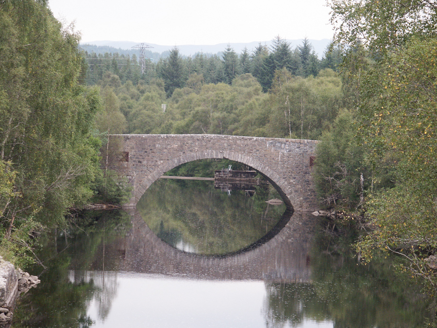 Old Ceannacroc Bridge over River Moriston, Glenmoriston